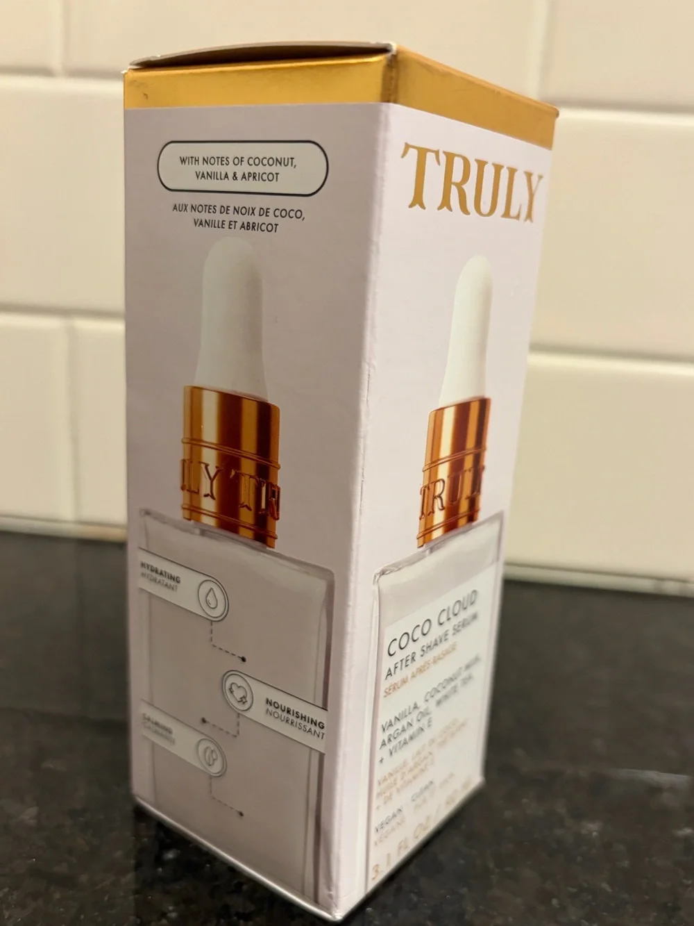 Truly - “Coco Cloud “After Shave Serum (Size: 3.1 fl oz) - New in Box - Picture 4 of 15